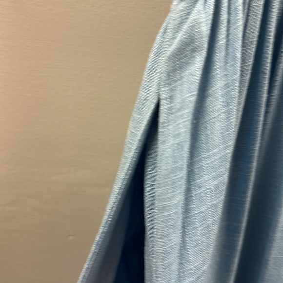 Misa Los Angeles Aurelia Maxi Dress Blue Flowy Tiered Sz XS Cottagecore Preppy - Picture 8 of 11